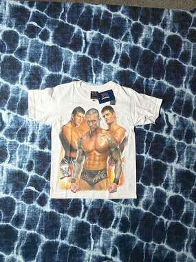Vintage WWE Randy Orton, Cody Rhodes Ted DiBiase Jr. T-Shirt (Youth Size 6-8)